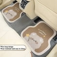 thumbnail image 1 of Brown Bear Car Footrest – Thick Circular Non-Slip Pad, Universal Cuttable Cushion, Durable and Wear-Resistant, Cozy Comfort and Car Interior Accessory, 1 of 5