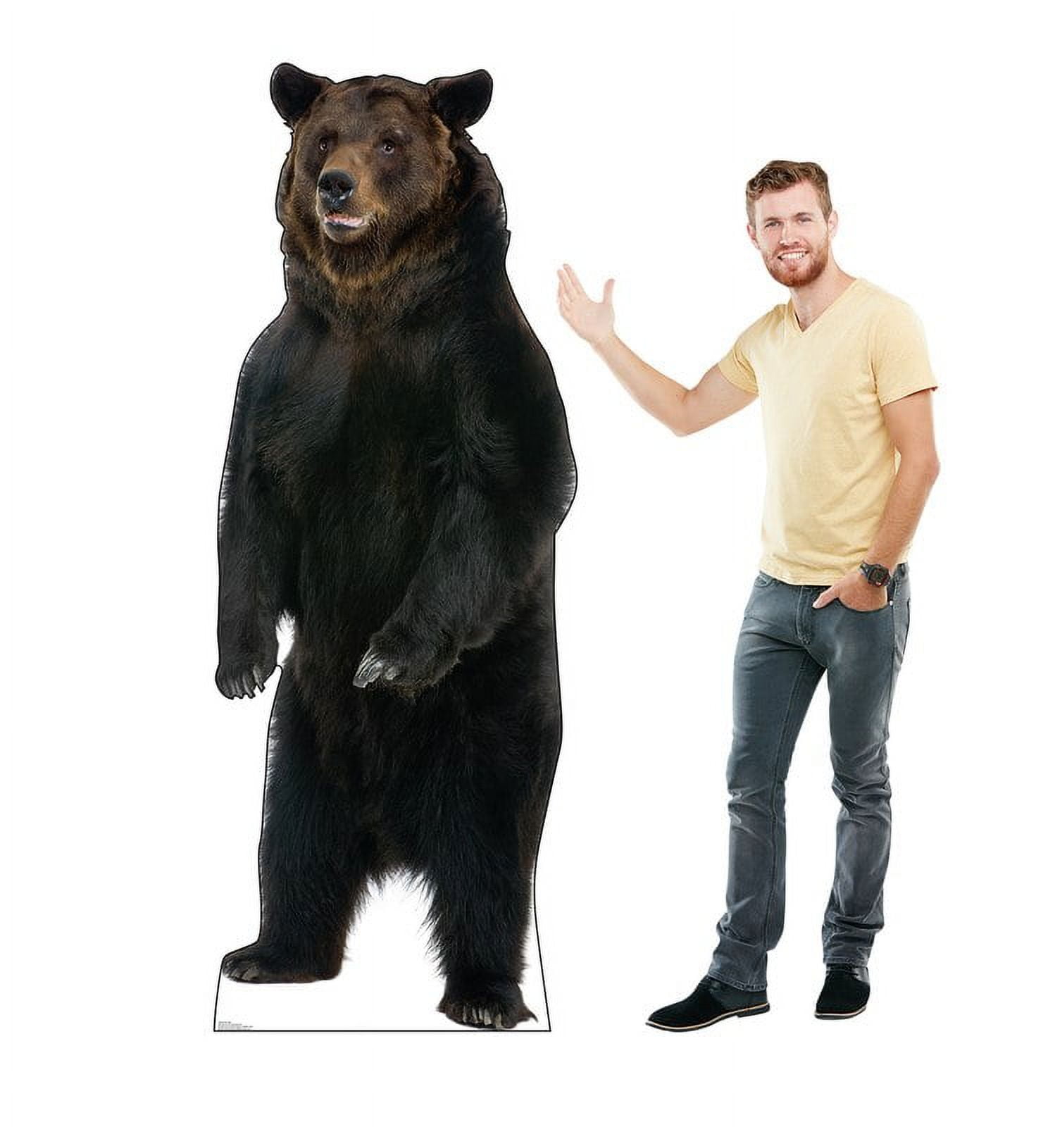 87'' Life-Size Brown Bear Cardboard Standup