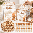 Kit For Raffle Brown Bear Diaper Raffle Party Game Kit with Sign and Clothespins ...