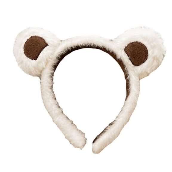 Brown Bear Ears Hair Hoop Headband for Girls Role Play Themed Headwear