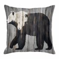 thumbnail image 1 of Brown Bear Form Throw Pillow Cover Impressionist Animal Silhouette Cotton Linen Cushion Cover Throw Pillow Case with Invisible Zipper for Couch Sofa Bed Chair Car 26x26 Inch, 1 of 9