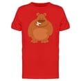 thumbnail image 1 of Brown Bear, Happy Animal Cartoon Tee Men's -Image by Shutterstock, 1 of 2