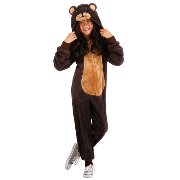 Brown Bear Kids Jumpsuit Costume