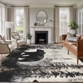 thumbnail image 1 of Brown Bear Large Area Rug 8x10 FT, Non Slip Living Room Throw Carpet, Retro Forest Nature Tree Silhouette Mountain Washable Soft Indoor Outdoor Carpet Non-Shedding Rug for Bedroom Dining Room, 1 of 9