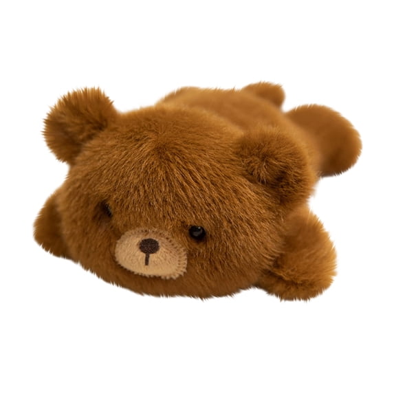 Brown Bear Plush Fridge Magnet - 5.5 Inch Soft Stuffed Animal Magnet, Magnetic Back for Refrigerator, No Logo, Fluffy Plush Material - For Kids, Home Fridge Decor, Gifting, Bedroom Decoration, Office