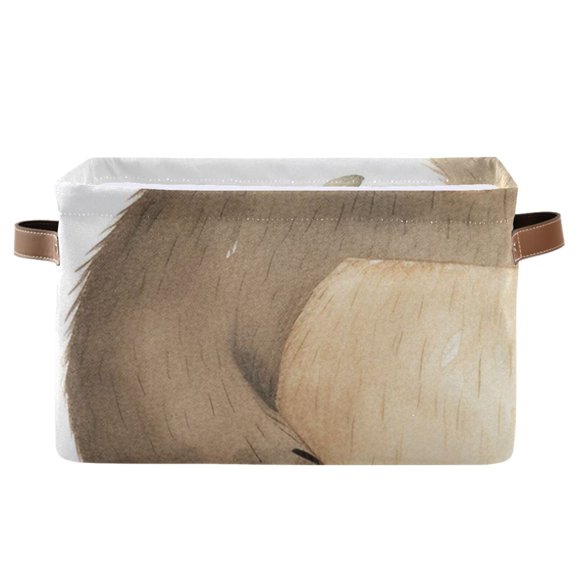 Brown Bear Storage Bins Baskets With Handles Storage Box Clothes Organizer Organization Toys