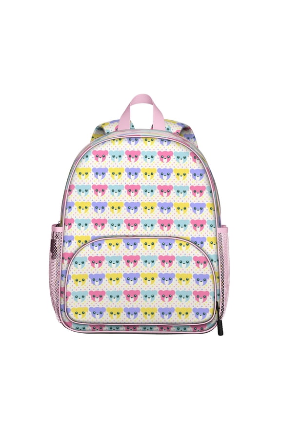 Brown Bear Student Backpack – Cute Cartoon Polar Bear Print With Wild Forest Hunting Artistic Design