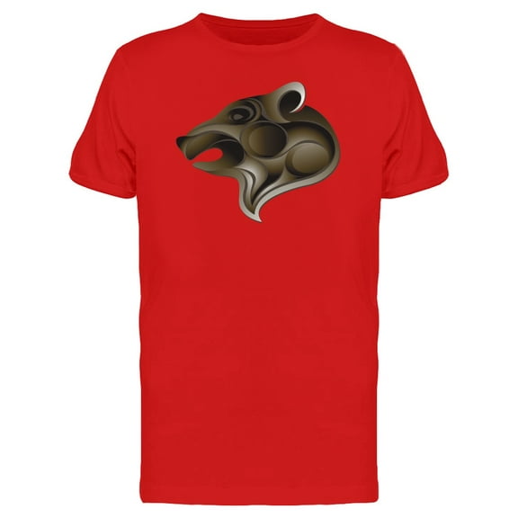 Brown Bear Wavy Head T-Shirt Men -Image by Shutterstock, Male Small