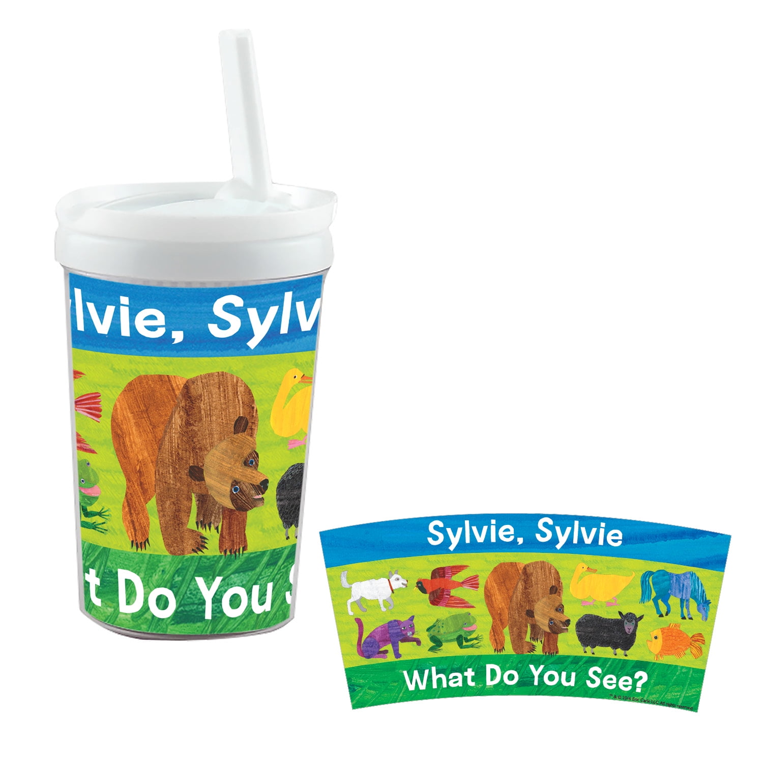 Brown Bear What Do You See Personalized Kids Sippy Cup
