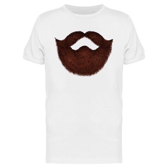 Brown Beard T-Shirt Men -Image by Shutterstock, Male x-Large