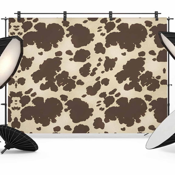 Brown Beige Backdrop for Photoshoot, Photography Photo Studio Background Wall Backdrop, Modern Animal Texture Abstract Back Drop Banner Panel for Portraits Wedding Party Live Streaming Decor 7x5Ft