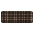 thumbnail image 1 of Brown Beige Checkerboard Checkered Pattern Kitchen Rug Mat,Kitchen Runner Rugs Non Skid Washable,Decorative Kitchen Floor Mats for Kitchen,Sink,Laundry,17"x47.2", 1 of 7