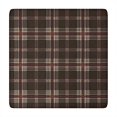 thumbnail image 1 of Brown Beige Checkerboard Checkered Pattern Square Fitted Tablecloth with Elastic Edge,Square Table Cover,Washable Elastic Table Cover for Home Kitchen Party Decor 34"x34", 1 of 6