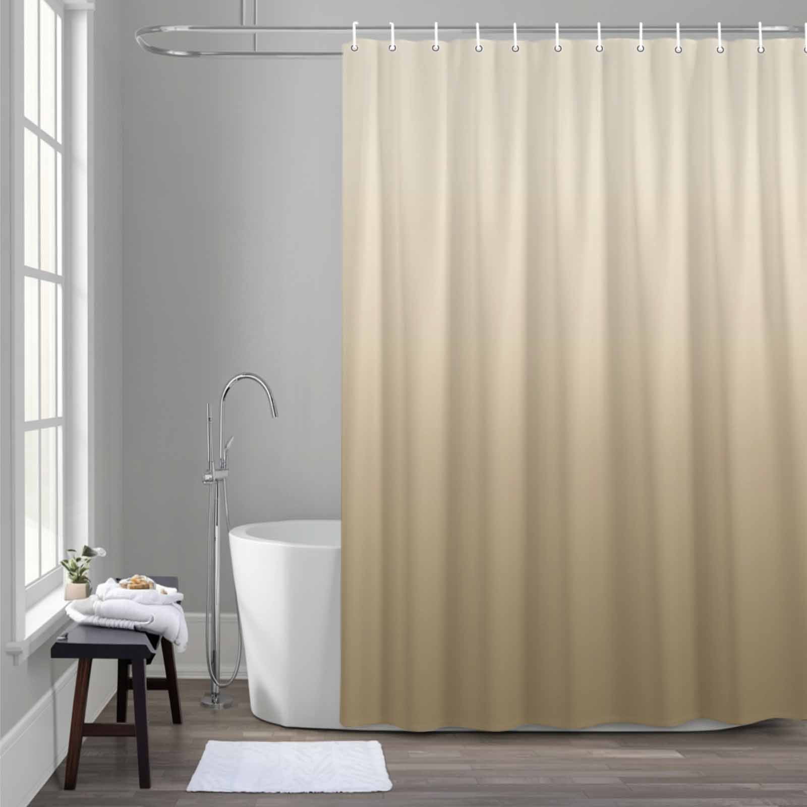 Shower Curtains Beige And Brown