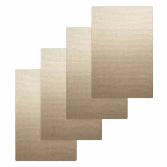 Brown Beige Kitchen Dish Towels for Drying Dishes Set of 4, Gradient Monochrome Modern Country Waffle Weave Microfiber Hand Tea Bathroom Towels Quick Dry & Absorbent Towel 15.7x23.6