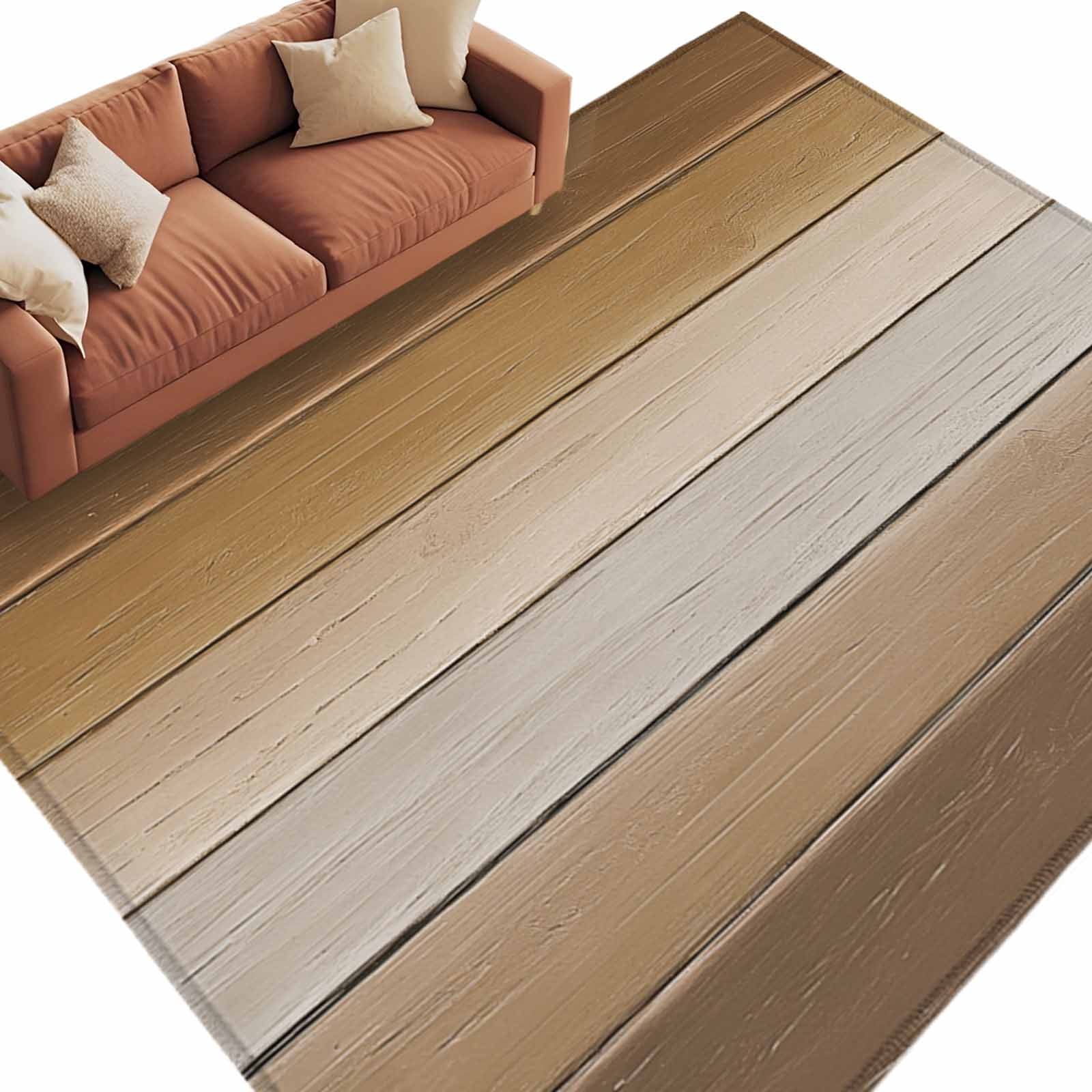 Brown Beige Large Area Rugs for Bedroom Living Room, Soft Non Slip ...