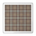 thumbnail image 1 of Brown Beige Plaid Checkered Pattern Square Fitted Tablecloth with Elastic Edge,Square Table Cover,Washable Elastic Table Cover for Home Kitchen Party Decor 34"x34", 1 of 6