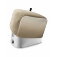 thumbnail image 1 of Brown Beige Toaster Cover 2 Slice, Small Kitchen Appliance Covers, Gradient Monochrome Modern Country Toaster Oven Cover with Loop, Bread Machine Cover Polyester Dust Cover Protection, 1 of 4