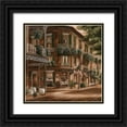 thumbnail image 1 of Brown, Betsy 26x26 Black Ornate Wood Framed with Double Matting Museum Art Print Titled - Live Jazz, 1 of 4