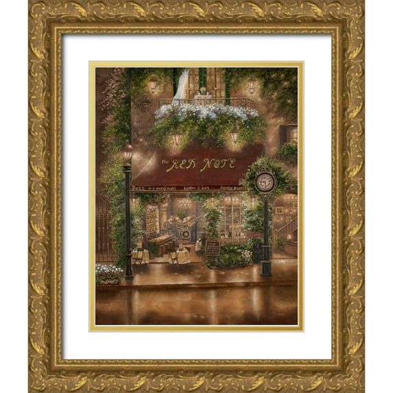 Brown, Betsy 26x32 Gold Ornate Wood Framed with Double Matting Museum Art Print Titled - Peter Prisco Trio I