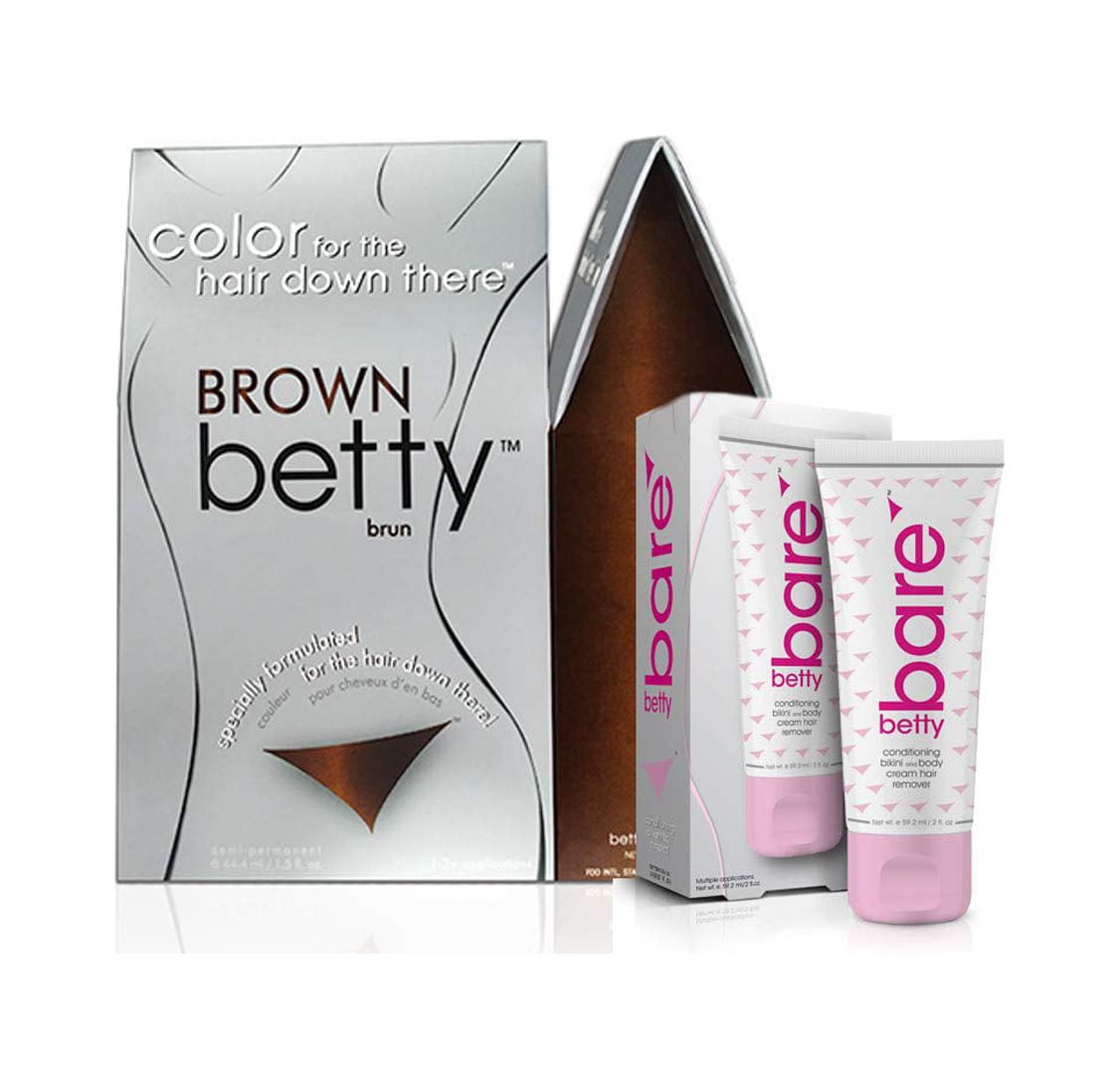 Brown Betty - Hair Color for the Hair Down There Hair Color Kit with ...