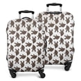 thumbnail image 1 of Brown Bigfoot Pattern Luggage Cover Fashion Suitcase Cover Baggage Covers Fit 25-28 Inch Luggage (Go Travel), 1 of 5