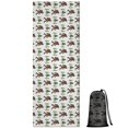 thumbnail image 1 of Brown Bigfoot and Tree Pattern Hot Yoga Mat Towel Non Slip for Hot Yoga - Quick-Drying Yoga Mat Cover with 4 Corner Pockets with Travel Bag - Hot Yoga Towel Non Slip 70"x26", 1 of 6