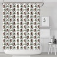 thumbnail image 1 of Brown Bigfoot and Tree Pattern Shower Curtain 84"x72" ,Bathroom Decorative Shower Curtains Set with 12 Hooks,Modern Waterproof Washable Shower Curtain, 1 of 6