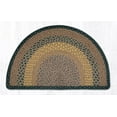 thumbnail image 1 of Brown, Black & Charcoal Small Rug Slice 18"x29", 1 of 4