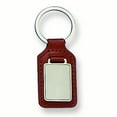 thumbnail image 1 of Brown/Black Key Ring - Engravable Personalized Gift Item, 1 of 1