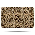thumbnail image 1 of Brown and Black Leopard Print Bathroom Rugs Mat,Non Slip Microfiber Bathroom Rug,Rubber Backing,Soft Bathroom Mats for Bathroom Floor,Tub and Shower,17x27in(43x68cm), 1 of 5
