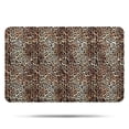 thumbnail image 1 of Brown and Black Leopard Print Bathroom Rugs Mat,Non Slip Microfiber Bathroom Rug,Rubber Backing,Soft Bathroom Mats for Bathroom Floor,Tub and Shower,17x27in(43x68cm), 1 of 5