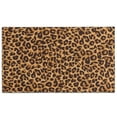 thumbnail image 1 of Brown and Black Leopard Print Door Rugs,Washable Non Slip Door Mats Indoor,Decorative Door Mats,Entry Mat Indoor for Entrance,Bedroom,Kitchen,Bathroom,17"x30", 1 of 6