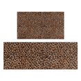 thumbnail image 1 of Brown and Black Leopard Print Kitchen Rugs Sets Of 2,Anti Fatigue Kitchen Mat Rugs Non Slip Washable,Decorative Kitchen Floor Mats for Kitchen,Sink,Laundry,17"x30"+17"x47", 1 of 7