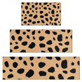 thumbnail image 1 of Brown and Black Of Leopard Print Kitchen Rugs Sets Of 3,Kitchen Runner Rugs Non Skid Washable,Decorative Kitchen Floor Mats for Kitchen,Sink,Laundry,17"x30"+ 17"x47" + 17"x59", 1 of 6