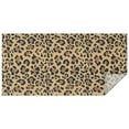 thumbnail image 1 of Brown and Black Leopard Print Rectangle Tablecloth 60"x120",Waterproof Polyester Rectangle Table Cloth, Wipeable Spillproof Polyester Tablecloth for Dining, Camping, Indoor and Outdoor, 1 of 6