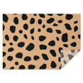 thumbnail image 1 of Brown and Black Of Leopard Print Rectangle Tablecloth 60"x84",Waterproof Polyester Rectangle Table Cloth, Wipeable Spillproof Polyester Tablecloth for Dining, Camping, Indoor and Outdoor, 1 of 5