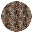 thumbnail image 1 of Brown and Black Leopard Print Round Fitted Tablecloth with Elastic Edge,Dining Table Cover Waterproof,Outdoor Round Tablecloth for Camping,Dining,Indoor and Outdoor, 1 of 7