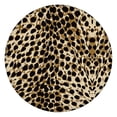 thumbnail image 1 of Brown and Black Leopard Print Round Fitted Tablecloth with Elastic Edge,Dining Table Cover Waterproof,Outdoor Round Tablecloth for Camping,Dining,Indoor and Outdoor, 1 of 7