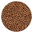 thumbnail image 1 of Brown and Black Leopard Print Round Fitted Tablecloth with Elastic Edge,Dining Table Cover Waterproof,Outdoor Round Tablecloth for Camping,Dining,Indoor and Outdoor, 1 of 7