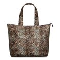 thumbnail image 1 of Brown and Black Leopard Print Travel Tote Bags for Women Carry On,Large Weekender Bags for Women Travel,Multi Functional Duffle Bag for Work,Shopping,Sports, 1 of 5