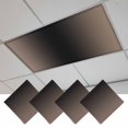 thumbnail image 1 of Brown Black Ombre Fluorescent Light Covers, Modern Gradient Abstract Art Magnetic Light Covers for Ceiling Lights, Fluorescent Ceiling Shade Filters for Classroom Bedroom Office 4x2Ft x 4PCS, 1 of 8