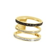 thumbnail image 1 of AFFY Brown, Black & White Natural Diamond Engagement Ring In 10k Yellow Gold (0.67 Cttw), 1 of 1