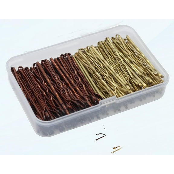 Brown & Blonde Hair Pins 100 Bobby Pins Bobby Pins Blonde Hair Pins Bun Grips Kirby Bobby Pins