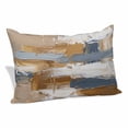 thumbnail image 1 of Brown Blue Abstract Pillow Covers Queen, Ombre Vintage Oil Painting Modern Art Soft Brushed Microfiber Breathable Throw Pillow Covers, Decorative Pillowcase with Zipper for Couch Sofa Bedroom 20"x30", 1 of 9