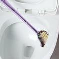 thumbnail image 1 of Brown/Blue/Purple PVC Cleaning Brush for Toilet, Kitchen & Floor - 19.09 Inch Long Handle, Washable Brush Head, Fast Drying, No Installation Required, Multi-Surface Scrubber (48.5x12.5x3.5cm), 1 of 6
