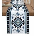 thumbnail image 1 of Brown Bohemian Geometric Table Runner Wedding Decor Table Runner Home Dining Coffee Table Decor Tablecloth, 1 of 6