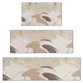 thumbnail image 1 of Brown Boho Abstract Pattern Kitchen Rugs Sets Of 3,Kitchen Runner Rugs Non Skid Washable,Decorative Kitchen Floor Mats for Kitchen,Sink,Laundry,17"x30"+ 17"x47" + 17"x59", 1 of 6