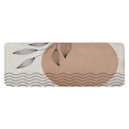 thumbnail image 1 of Brown Boho Abstract and Plant Pattern Kitchen Rug Mat,Kitchen Runner Rugs Non Skid Washable,Decorative Kitchen Floor Mats for Kitchen,Sink,Laundry,17"x47.2", 1 of 7
