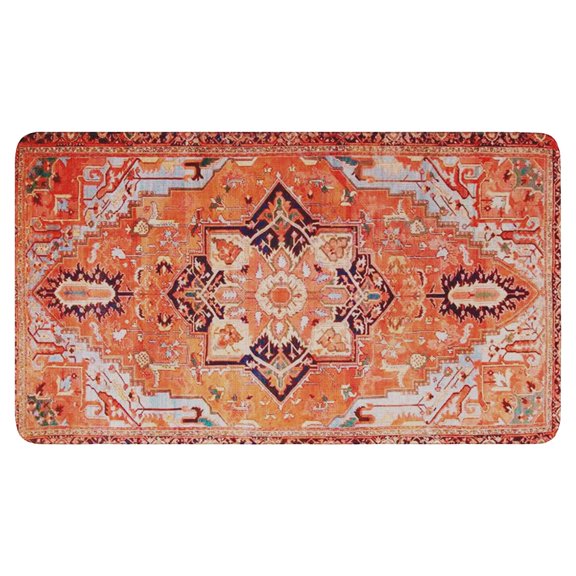 Brown Boho Abstract Retro Doormat,Non Slip Durable Rugs Funny Floor Door Mats for Indoor Outdoor Kitchen
